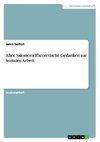 Alice Salomons Theoretische Gedanken zur Sozialen Arbeit