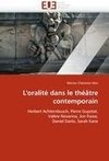 L'oralité dans le théâtre contemporain