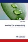 Leading for sustainability