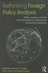 Walker, S: Rethinking Foreign Policy Analysis