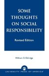 Some Thoughts on Social Responsibility