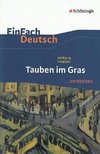 Tauben im Gras. EinFach Deutsch ...verstehen