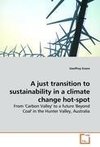 A just transition to sustainability in a climate change hot-spot