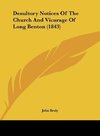 Desultory Notices Of The Church And Vicarage Of Long Benton (1843)