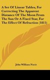 A Set Of Linear Tables, For Correcting The Apparent Distance Of The Moon From The Sun Or A Fixed Star, For The Effect Of Refraction (1815)