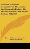 House Of Commons Committee On The London And Greenwich Railway Bil, And The London And Croydon Railway Bill (1840)