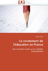 Le rendement de l'éducation en France