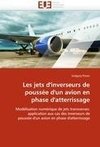 Les jets d'inverseurs de poussée d'un avion en phase d'atterrissage