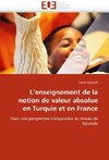 L''enseignement de la notion de valeur absolue en Turquie et en France