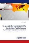 Corporate Governance in the Australian Public Service