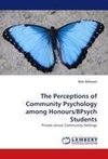 The Perceptions of Community Psychology among Honours/BPsych Students