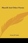 Mazelli And Other Poems