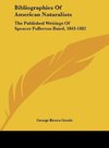 Bibliographies Of American Naturalists