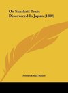 On Sanskrit Texts Discovered In Japan (1880)