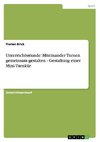 Unterrichtsstunde: Miteinander Turnen gemeinsam gestalten - Gestaltung einer Mini-Turnkür