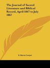 The Journal of Sacred Literature and Biblical Record, April 1867 to July 1867