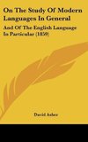 On The Study Of Modern Languages In General