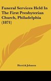 Funeral Services Held In The First Presbyterian Church, Philadelphia (1871)