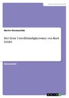 Der Erste Unvollständigkeitssatz von Kurt Gödel