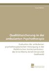 Qualitätssicherung in der ambulanten Psychotherapie