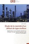 Étude de la nocivité d'un défaut de type éraflure