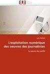 L'exploitation numérique des oeuvres des journalistes