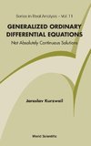 Generalized Ordinary Differential Equations