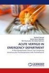 ACUTE VERTIGO IN EMERGENCY DEPARTMENT