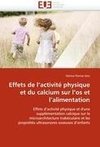 Effets de l'activité physique et du calcium sur l'os et l'alimentation