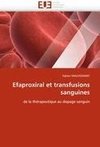 Efaproxiral et transfusions sanguines