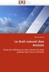 Le droit naturel chez Aristote