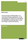 Untersuchung zur Wirksamkeit von Ausdauertrainingsprogrammen auf die Entwicklung der allgemeinen Kondition bei Handball-Amateur-Sportlern in der 8-wöchigen Saisonvorbereitung