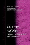 Gadamer on Celan