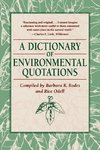 Rodes, B: Dictionary of Environmental Quotations