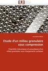 Etude d'un milieu granulaire sous compression