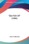 Que Sais-Je? (1896)