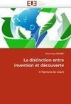 La distinction entre invention et découverte