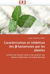 Caractérisation et inhibition des ß-lactamases par les plantes