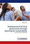 Empowerment of local government through planning for sustainability