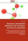 Nouveaux phosphates d'éléments de transition: structure et propriétés