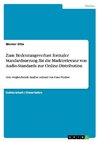 Zum Bedeutungsverlust formaler Standardisierung für die Marktrelevanz von Audio-Standards zur Online-Distribution