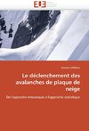 Le déclenchement des avalanches de plaque de neige