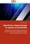 Algorithmes d'apprentissage en gestion de portefeuille