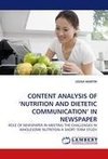 CONTENT ANALYSIS OF 'NUTRITION AND DIETETIC COMMUNICATION' IN NEWSPAPER