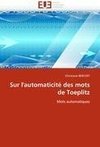 Sur l'automaticité des mots de Toeplitz