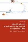 Identification et caractérisation des sites de transport de CadA