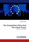 The Competition Policy And The Lisbon Treaty