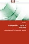 Analyse des contacts lubrifiés