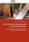 Un instrument d'analyse de la réforme de l'État