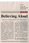 Believing Aloud